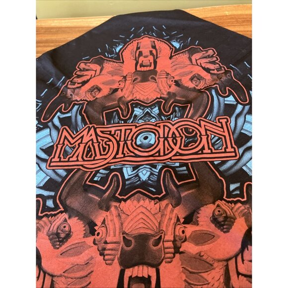 Official Mastodon Bandana Black 19” X 21” - Picture 4 of 10